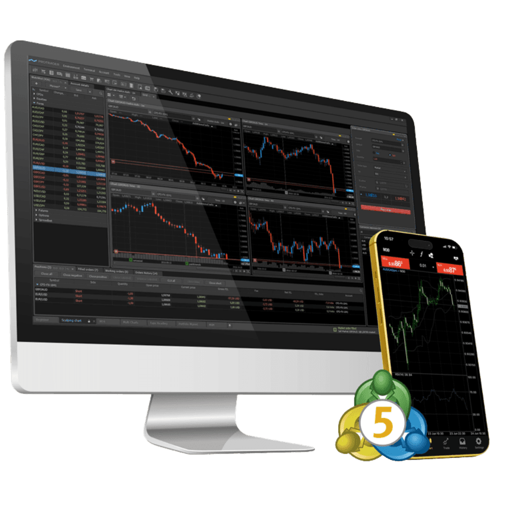 Captura de la plataforma MetaTrader 5